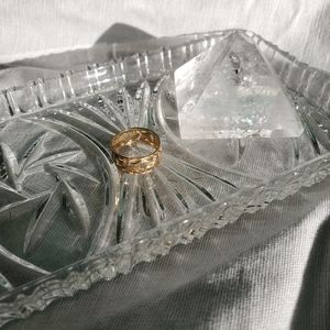 Filigree 14k gold ring sz 5.5